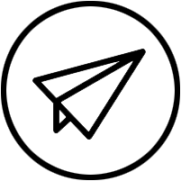 Paper airplane outline representing sending and receiving money with Zelle® through First National Bank of Brookfield in Brookfield, Illinois.